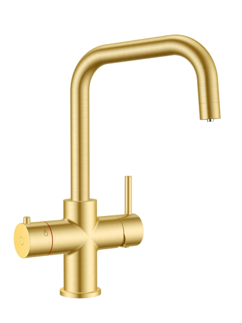 popular gold steaming hot and cold water tap