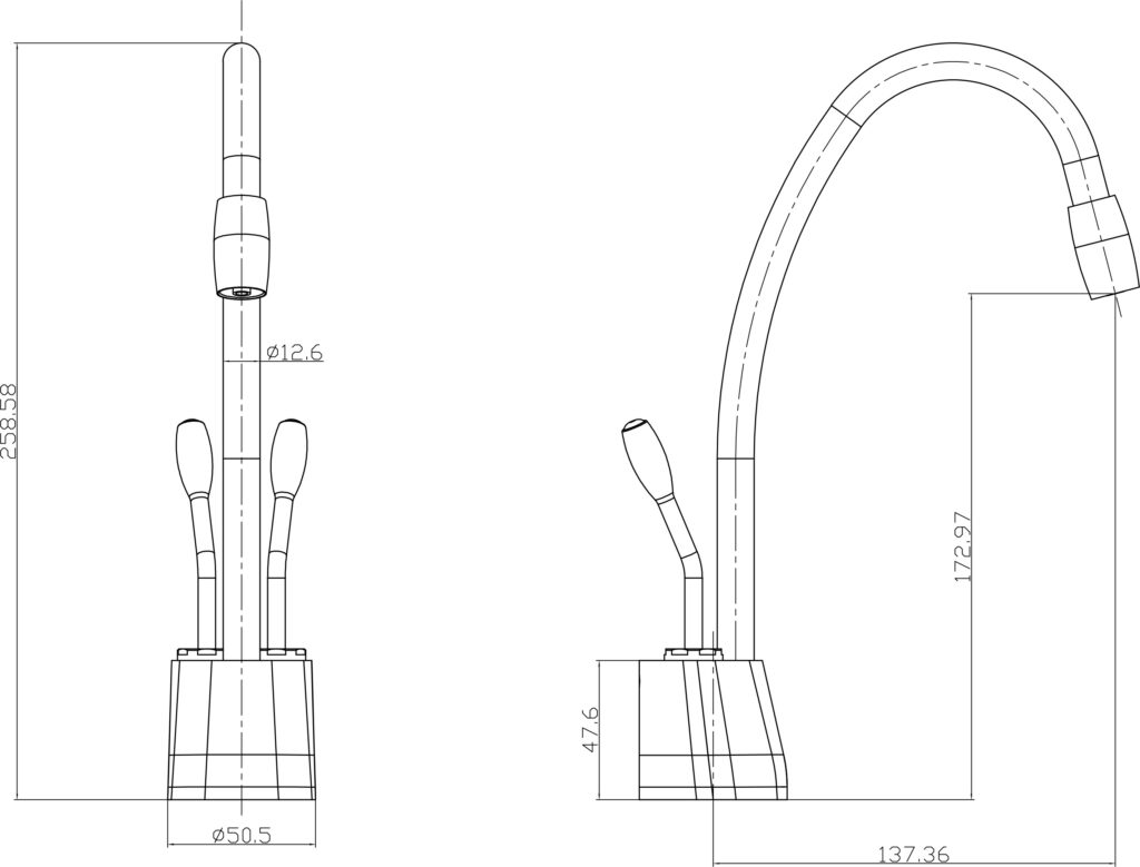 separater Wasserkanal